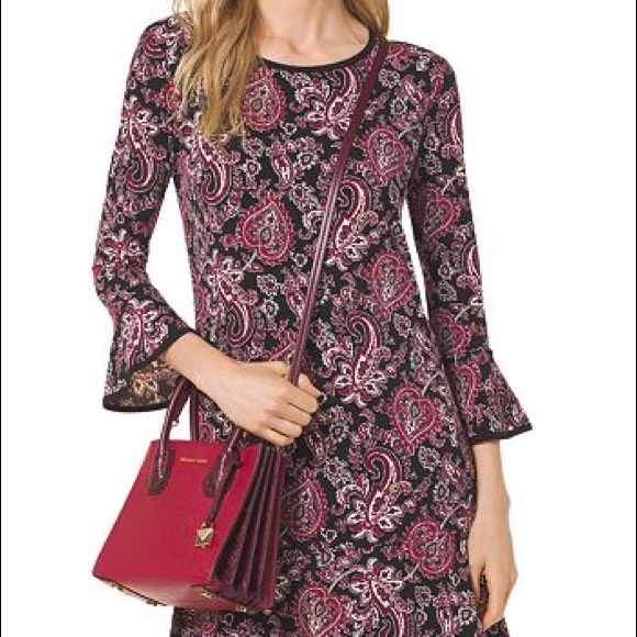 MICHAEL Michael Kors Paisley Print Flounce Dress - Picture 2 of 2